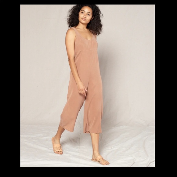 Outerknown Fawn Pali 100% Tencel  Sleeveless Playsuit Jumpsuit. S - Picture 6 of 11